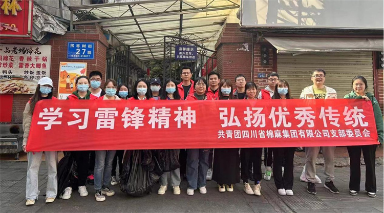 共青团四川省betway必威公司支部委员会组织开展学习雷锋精神月主题团日活动